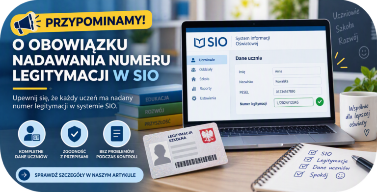 Obowiązek nadawania numerów legitymacji w systemie SIO